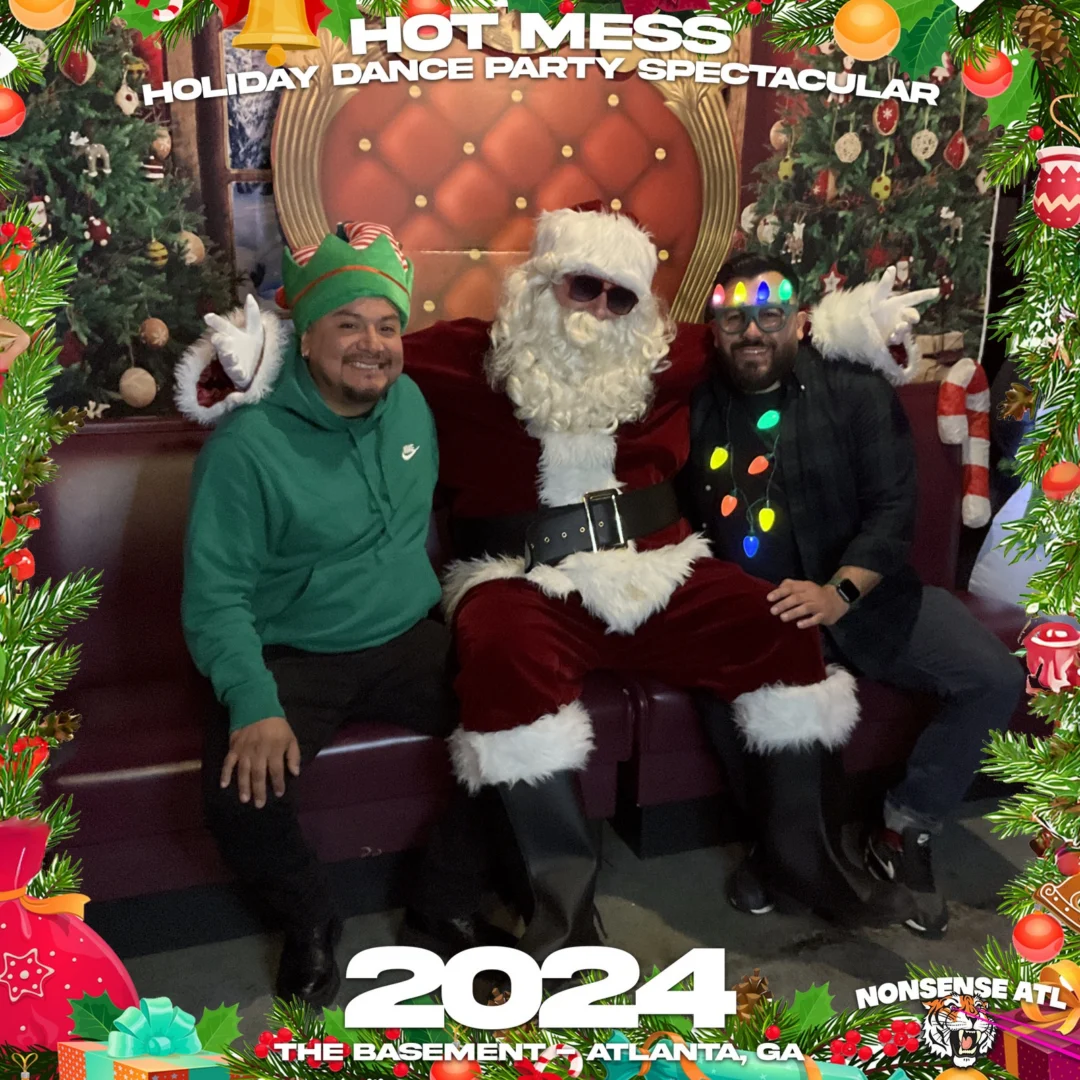 2024 Hot Mess Holiday Dance Party Spectacular at The Basement - December 21, 2024 - Follow @nonsenseatl
