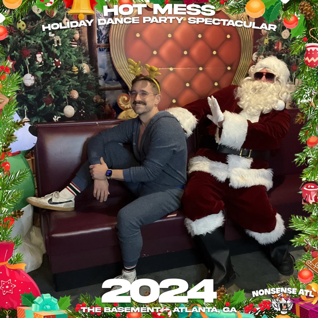 2024 Hot Mess Holiday Dance Party Spectacular at The Basement - December 21, 2024 - Follow @nonsenseatl