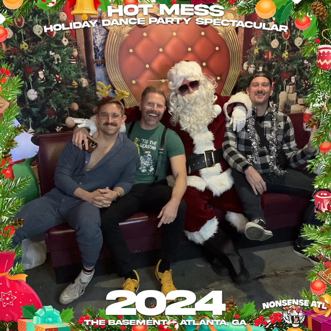 2024 Hot Mess Holiday Dance Party Spectacular at The Basement - December 21, 2024 - Follow @nonsenseatl