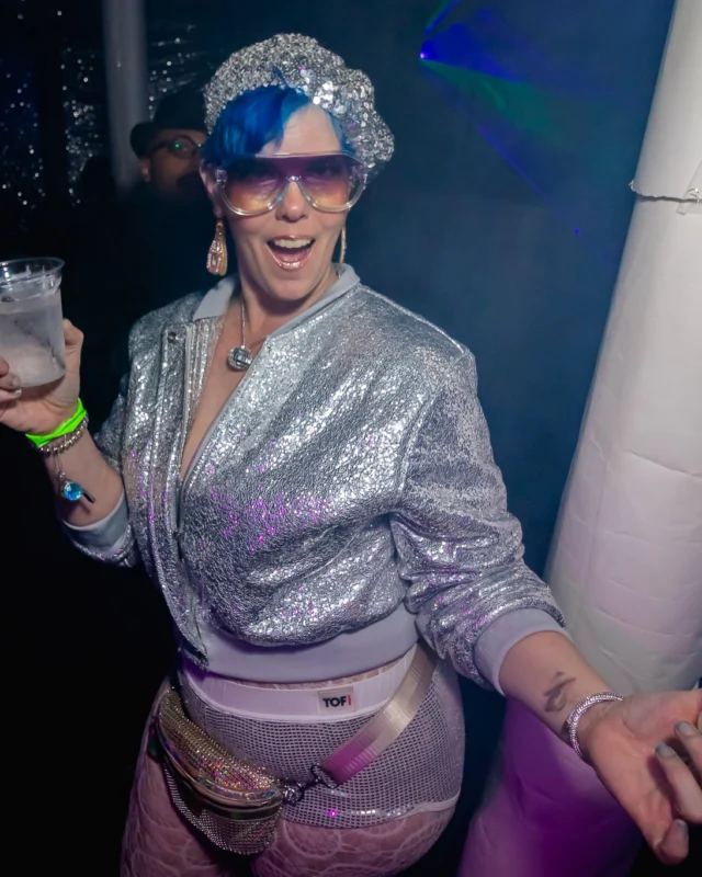 New Years Eve Eve Eve Eve 2024/5 at The Basement - Kimber was the DJ - Photo by @hellacurious