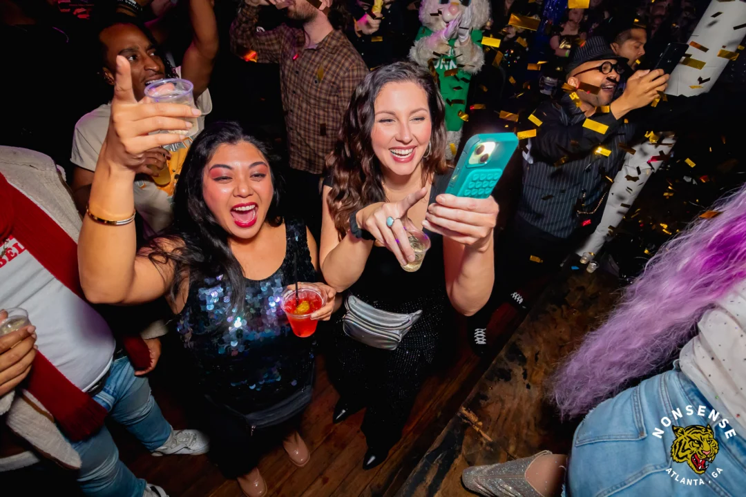 New Years Eve Eve Eve Eve 2024/5 at The Basement - Kimber was the DJ - Photo by @hellacurious