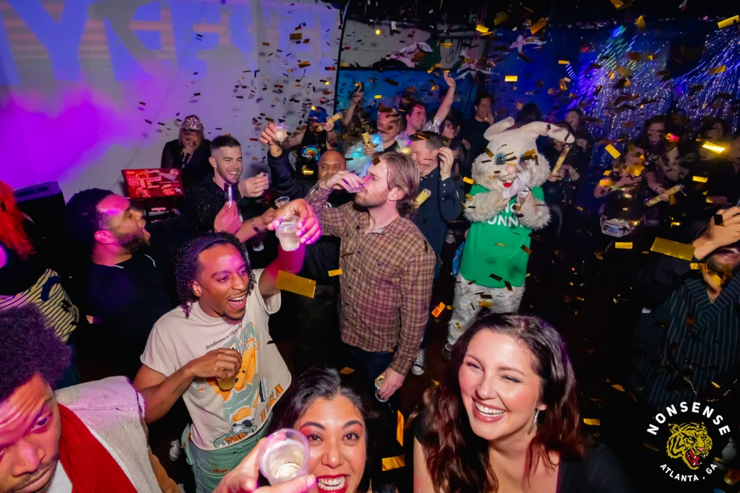 New Years Eve Eve Eve Eve 2024/5 at The Basement - Kimber was the DJ - Photo by @hellacurious