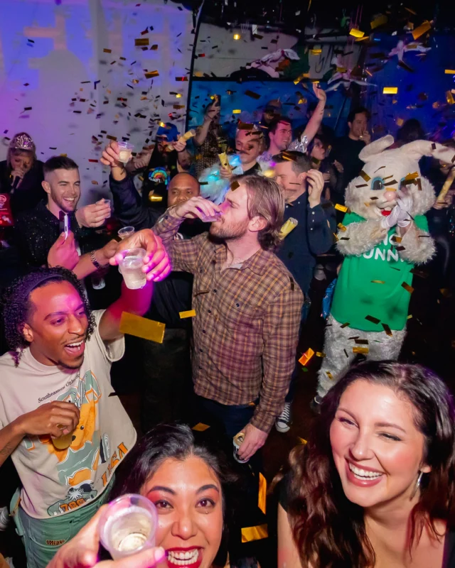 New Years Eve Eve Eve Eve 2024/5 at The Basement - Kimber was the DJ - Photo by @hellacurious
