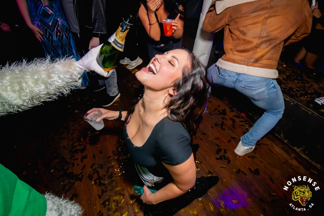 New Years Eve Eve Eve Eve 2024/5 at The Basement - Kimber was the DJ - Photo by @hellacurious