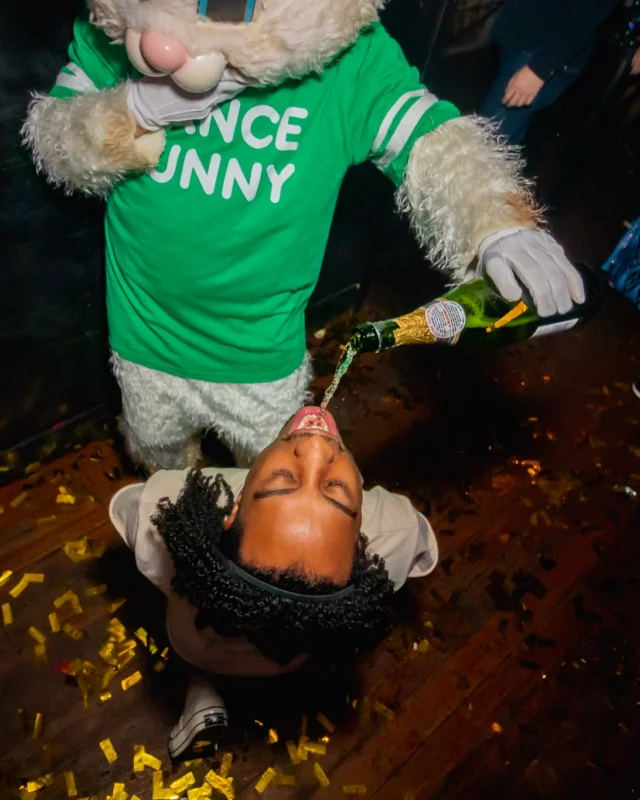 New Years Eve Eve Eve Eve 2024/5 at The Basement - Kimber was the DJ - Photo by @hellacurious