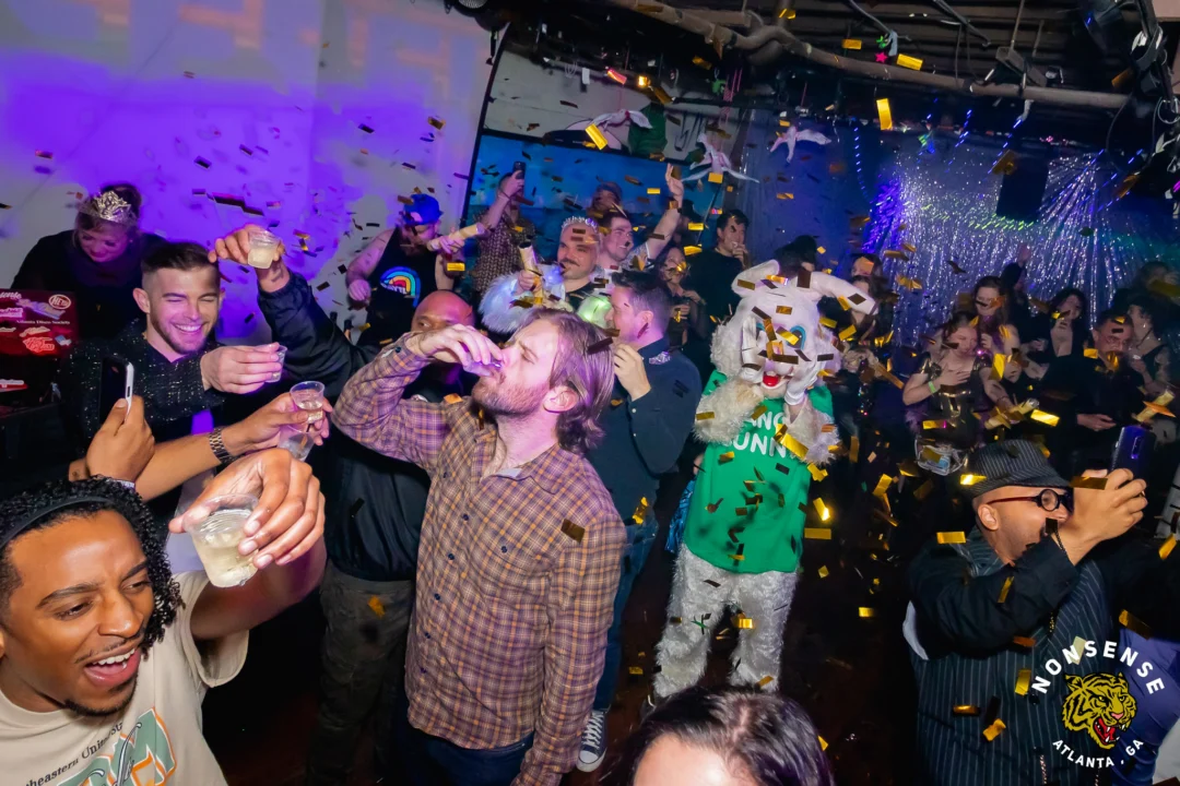 New Years Eve Eve Eve Eve 2024/5 at The Basement - Kimber was the DJ - Photo by @hellacurious