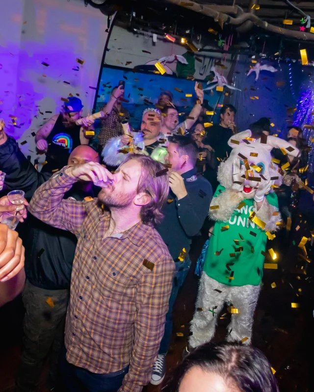 New Years Eve Eve Eve Eve 2024/5 at The Basement - Kimber was the DJ - Photo by @hellacurious
