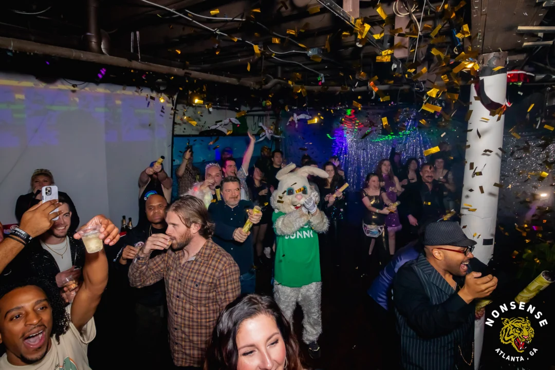 New Years Eve Eve Eve Eve 2024/5 at The Basement - Kimber was the DJ - Photo by @hellacurious