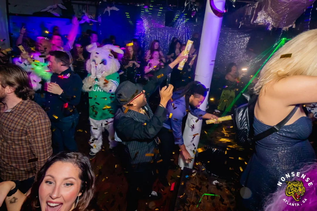 New Years Eve Eve Eve Eve 2024/5 at The Basement - Kimber was the DJ - Photo by @hellacurious
