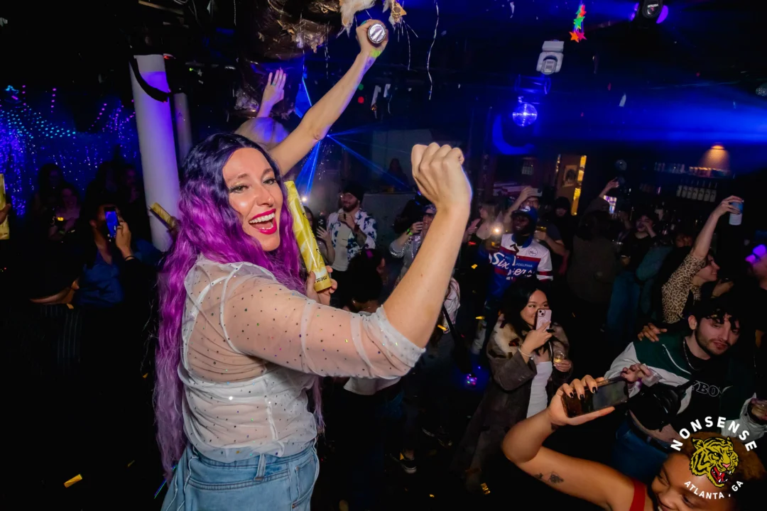 New Years Eve Eve Eve Eve 2024/5 at The Basement - Kimber was the DJ - Photo by @hellacurious