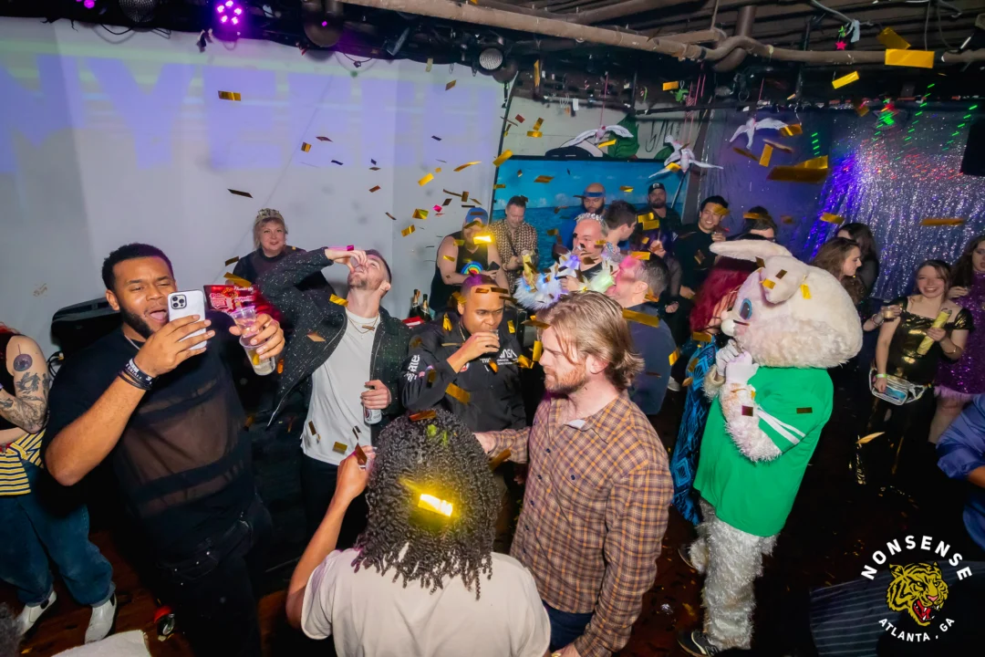 New Years Eve Eve Eve Eve 2024/5 at The Basement - Kimber was the DJ - Photo by @hellacurious