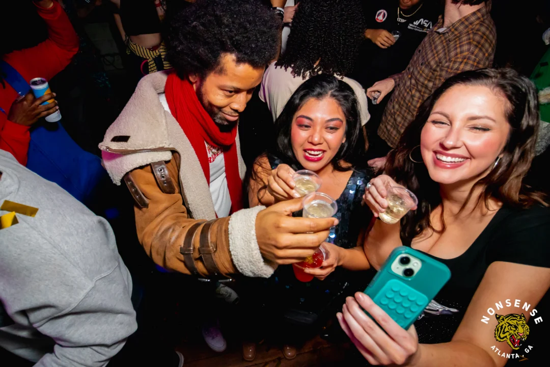 New Years Eve Eve Eve Eve 2024/5 at The Basement - Kimber was the DJ - Photo by @hellacurious