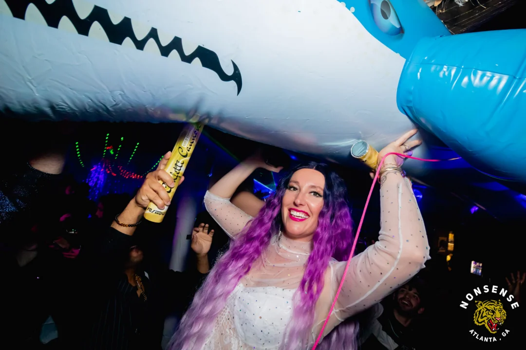 New Years Eve Eve Eve Eve 2024/5 at The Basement - Kimber was the DJ - Photo by @hellacurious