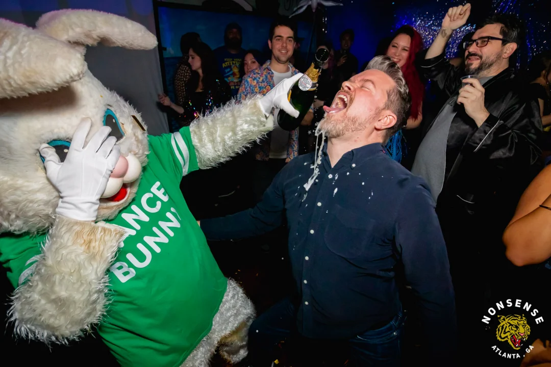New Years Eve Eve Eve Eve 2024/5 at The Basement - Kimber was the DJ - Photo by @hellacurious