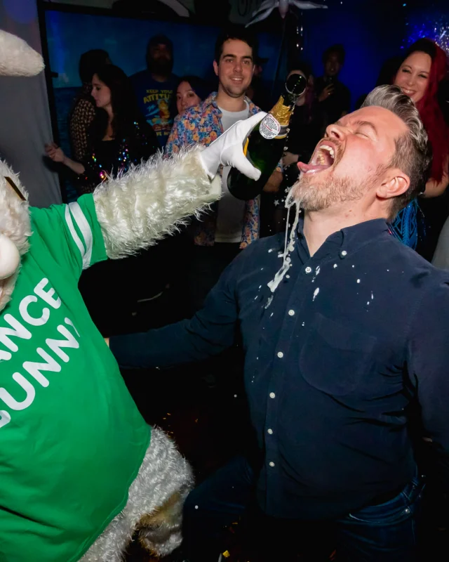 New Years Eve Eve Eve Eve 2024/5 at The Basement - Kimber was the DJ - Photo by @hellacurious