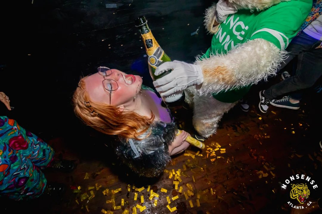 New Years Eve Eve Eve Eve 2024/5 at The Basement - Kimber was the DJ - Photo by @hellacurious