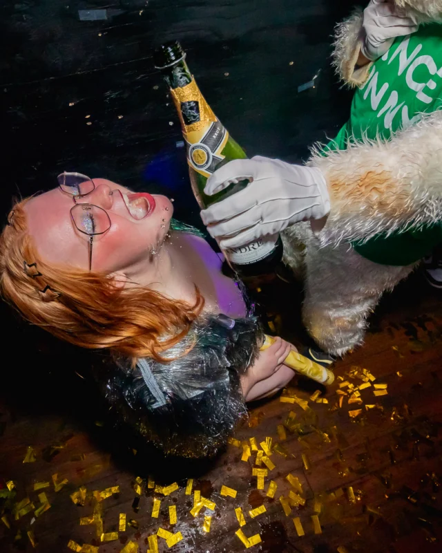 New Years Eve Eve Eve Eve 2024/5 at The Basement - Kimber was the DJ - Photo by @hellacurious