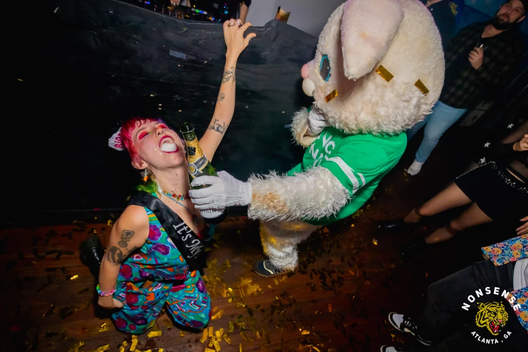 New Years Eve Eve Eve Eve 2024/5 at The Basement - Kimber was the DJ - Photo by @hellacurious