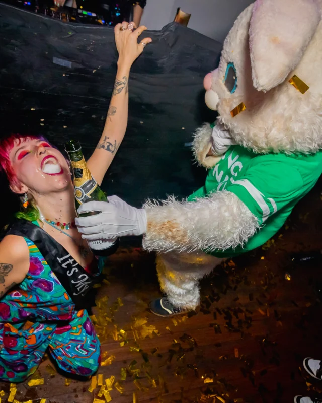 New Years Eve Eve Eve Eve 2024/5 at The Basement - Kimber was the DJ - Photo by @hellacurious