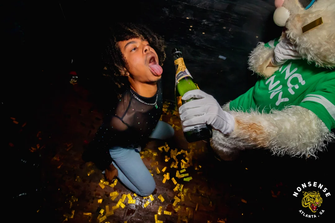 New Years Eve Eve Eve Eve 2024/5 at The Basement - Kimber was the DJ - Photo by @hellacurious