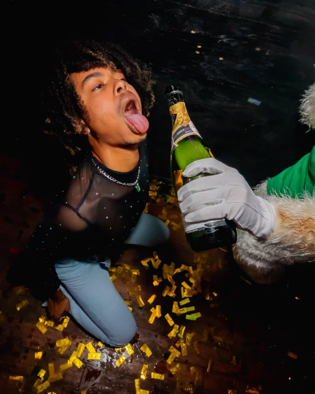 New Years Eve Eve Eve Eve 2024/5 at The Basement - Kimber was the DJ - Photo by @hellacurious