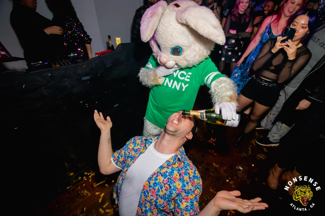New Years Eve Eve Eve Eve 2024/5 at The Basement - Kimber was the DJ - Photo by @hellacurious