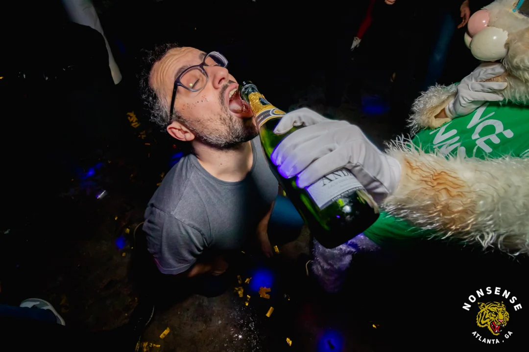 New Years Eve Eve Eve Eve 2024/5 at The Basement - Kimber was the DJ - Photo by @hellacurious