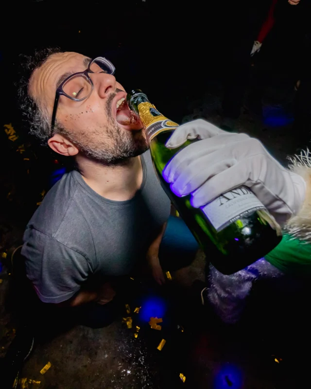 New Years Eve Eve Eve Eve 2024/5 at The Basement - Kimber was the DJ - Photo by @hellacurious