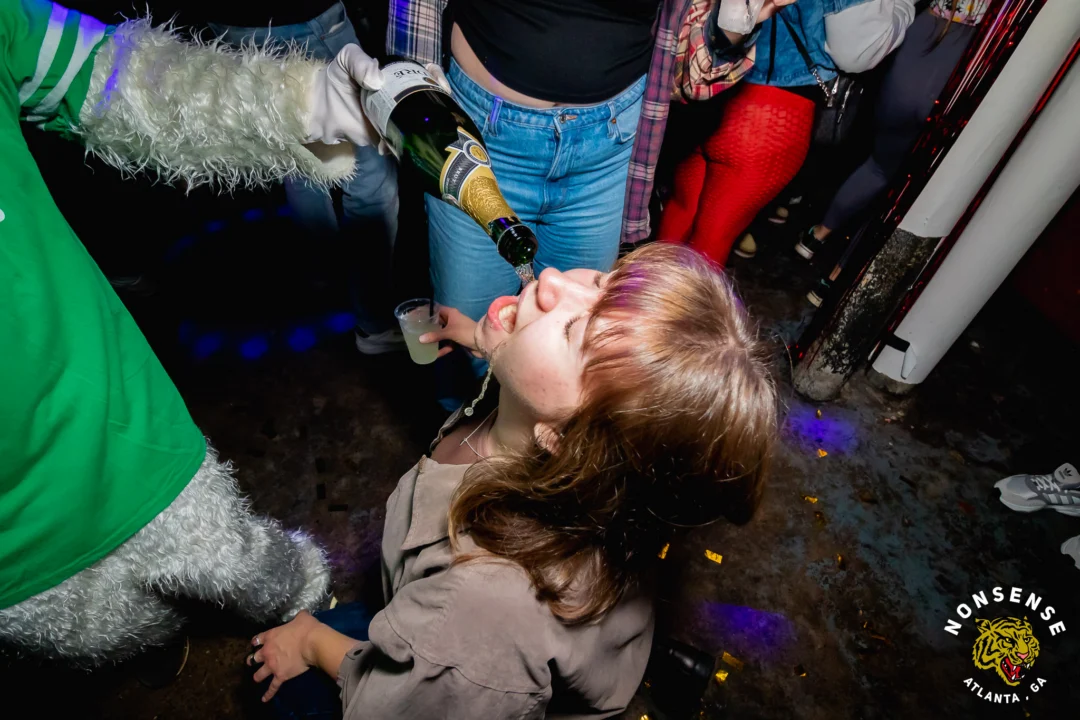 New Years Eve Eve Eve Eve 2024/5 at The Basement - Kimber was the DJ - Photo by @hellacurious