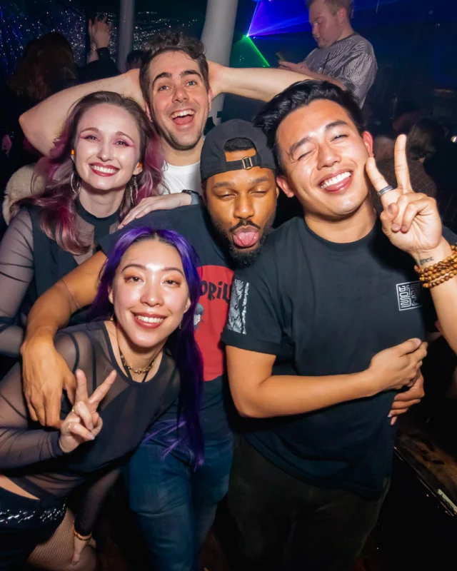 New Years Eve Eve Eve Eve 2024/5 at The Basement - Kimber was the DJ - Photo by @hellacurious