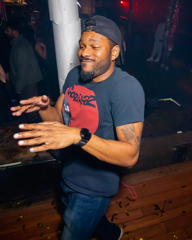 New Years Eve Eve Eve Eve 2024/5 at The Basement - Kimber was the DJ - Photo by @hellacurious