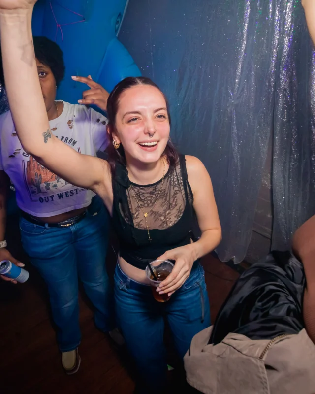 New Years Eve Eve Eve Eve 2024/5 at The Basement - Kimber was the DJ - Photo by @hellacurious