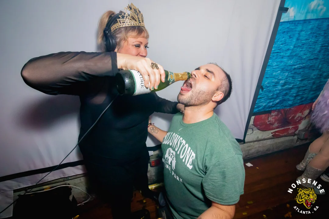 New Years Eve Eve Eve Eve 2024/5 at The Basement - Kimber was the DJ - Photo by @hellacurious