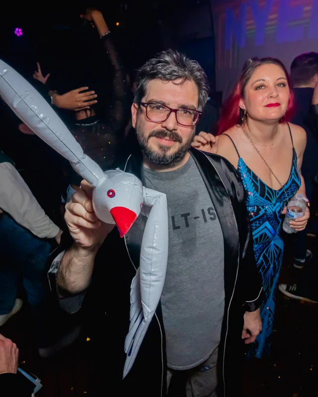 New Years Eve Eve Eve Eve 2024/5 at The Basement - Kimber was the DJ - Photo by @hellacurious