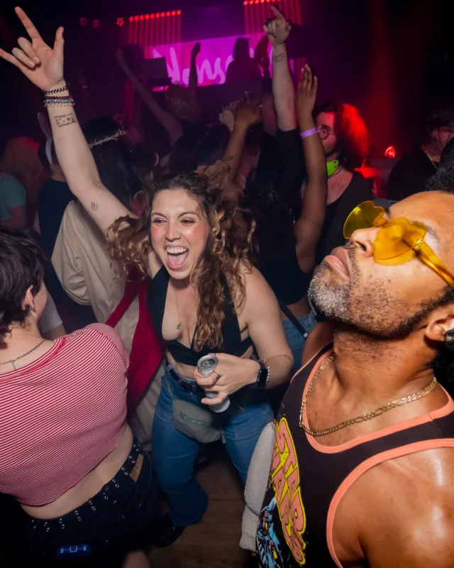 Nonsense dance party - April 2025 (Easter Edition) - Kimber and Tacosaurus Rex were the DJs - Photo by @hellacurious