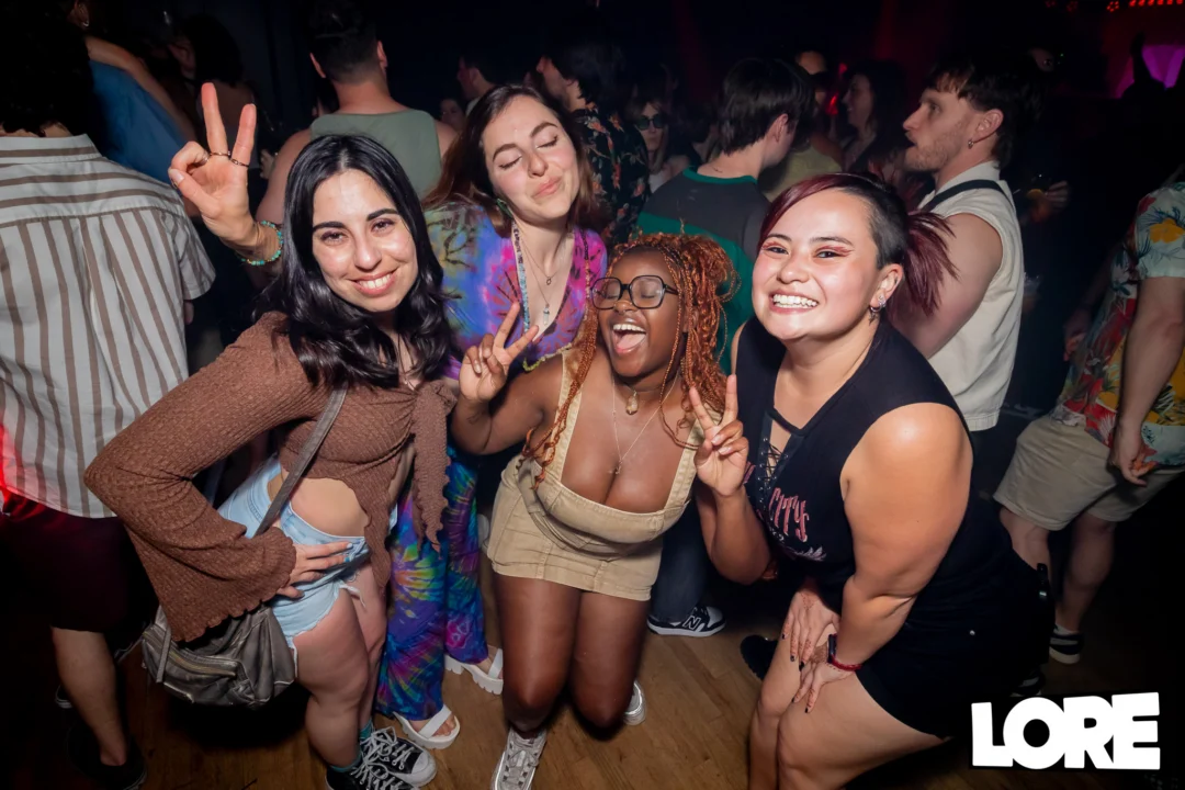 Nonsense dance party - April 2025 (Easter Edition) - Kimber and Tacosaurus Rex were the DJs - Photo by @hellacurious