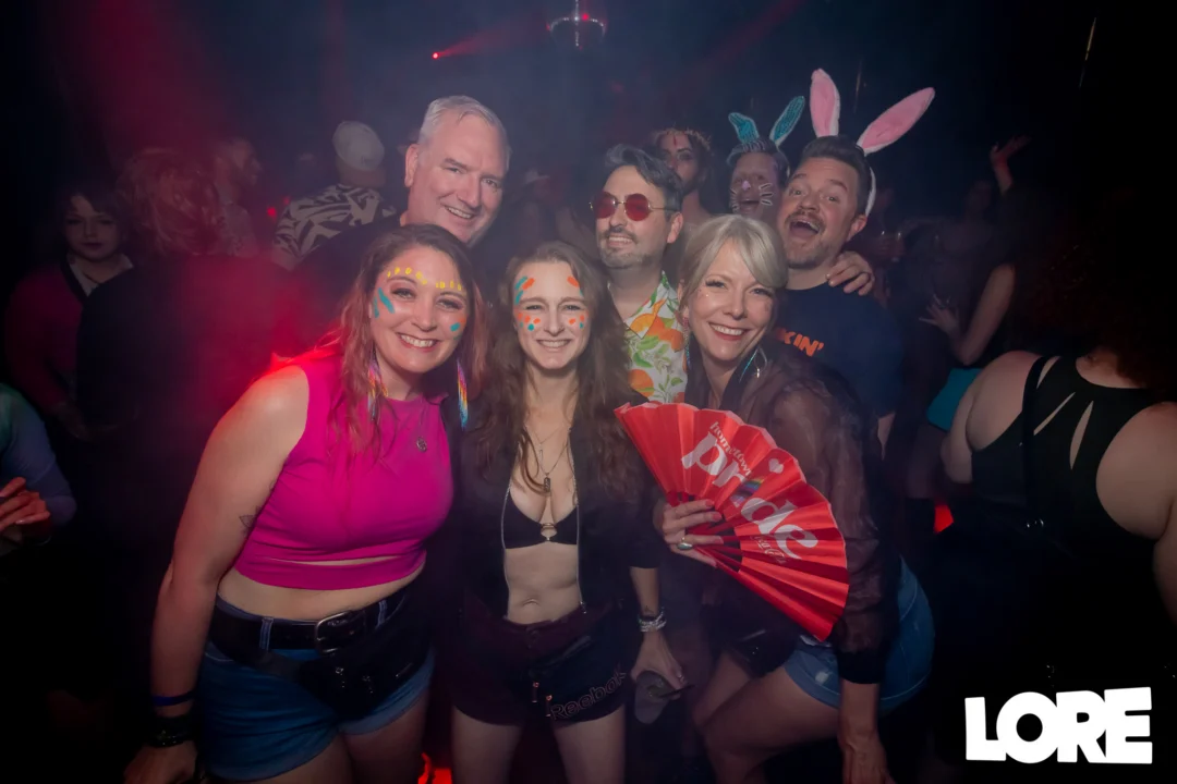 Nonsense dance party - April 2025 (Easter Edition) - Kimber and Tacosaurus Rex were the DJs - Photo by @hellacurious