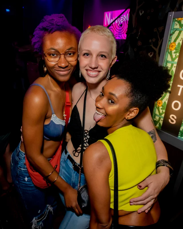 Nonsense dance party - April 2025 (Easter Edition) - Kimber and Tacosaurus Rex were the DJs - Photo by @hellacurious