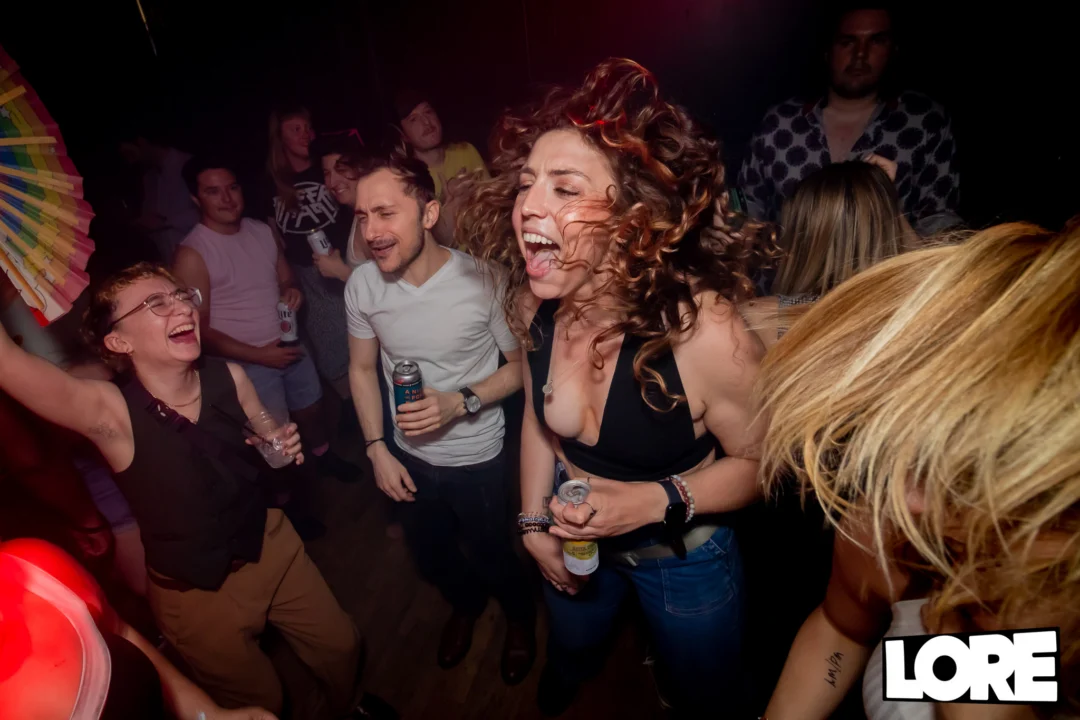 Nonsense dance party - April 2025 (Easter Edition) - Kimber and Tacosaurus Rex were the DJs - Photo by @hellacurious