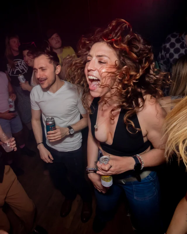 Nonsense dance party - April 2025 (Easter Edition) - Kimber and Tacosaurus Rex were the DJs - Photo by @hellacurious