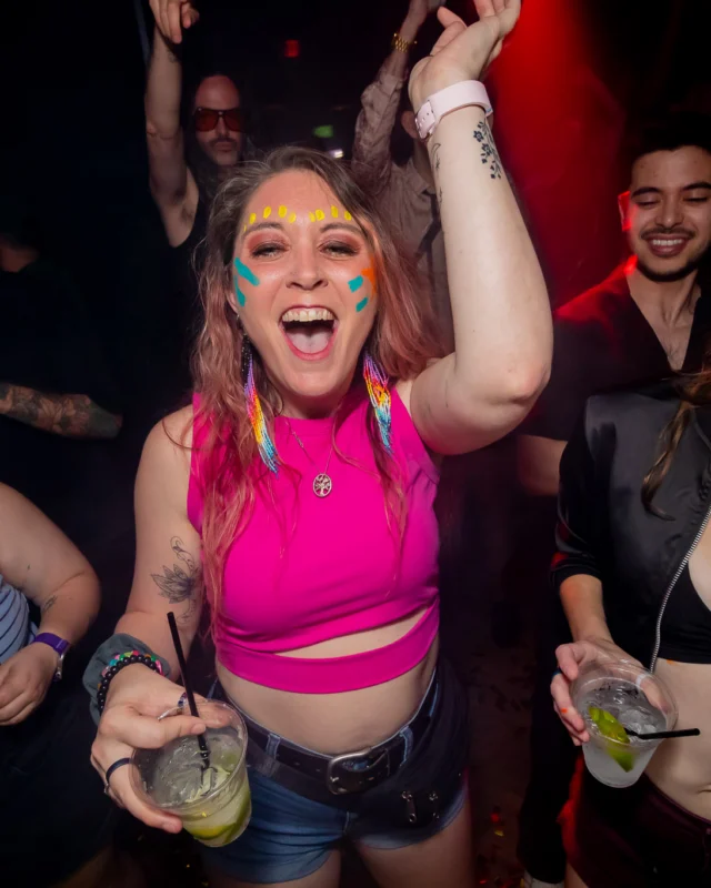Nonsense dance party - April 2025 (Easter Edition) - Kimber and Tacosaurus Rex were the DJs - Photo by @hellacurious