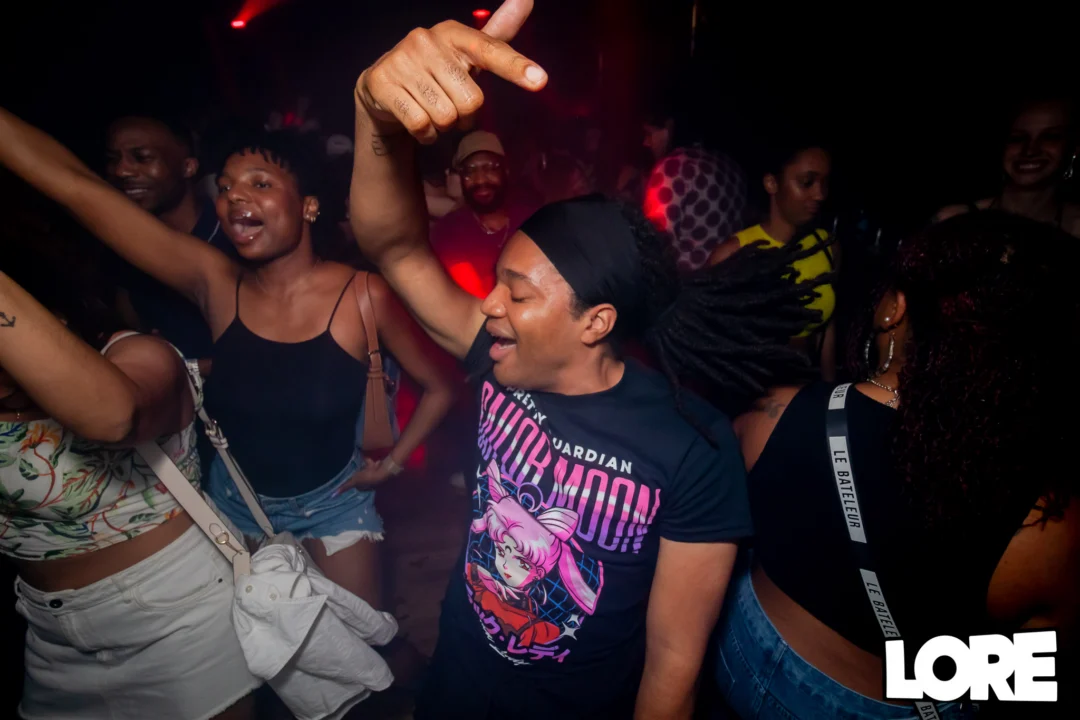 Nonsense dance party - April 2025 (Easter Edition) - Kimber and Tacosaurus Rex were the DJs - Photo by @hellacurious