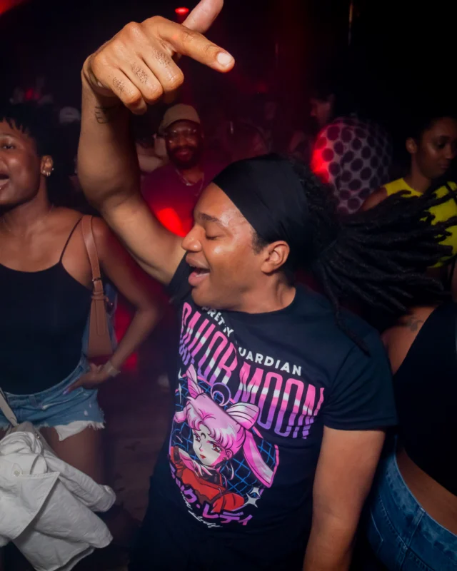Nonsense dance party - April 2025 (Easter Edition) - Kimber and Tacosaurus Rex were the DJs - Photo by @hellacurious