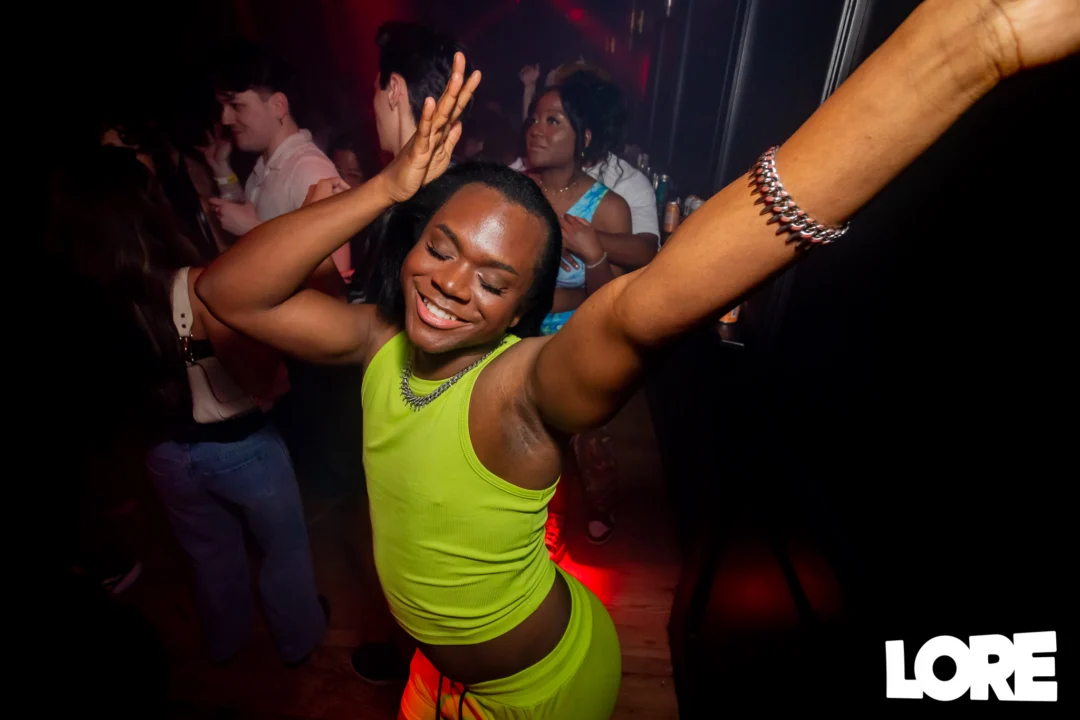 Nonsense dance party - April 2025 (Easter Edition) - Kimber and Tacosaurus Rex were the DJs - Photo by @hellacurious