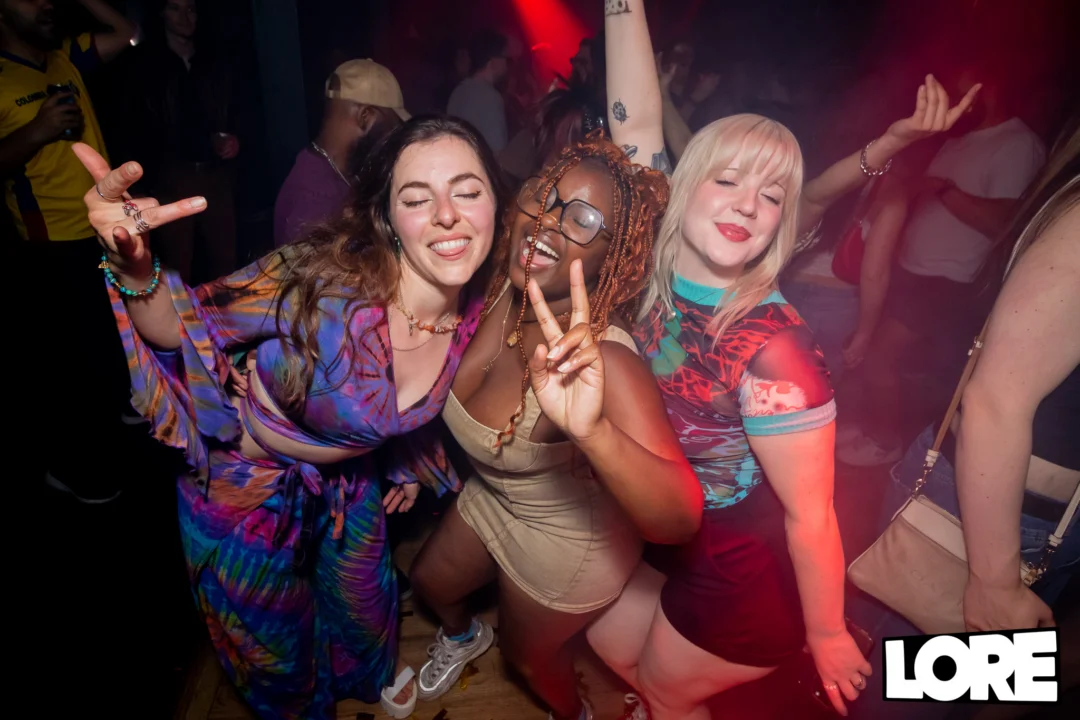 Nonsense dance party - April 2025 (Easter Edition) - Kimber and Tacosaurus Rex were the DJs - Photo by @hellacurious
