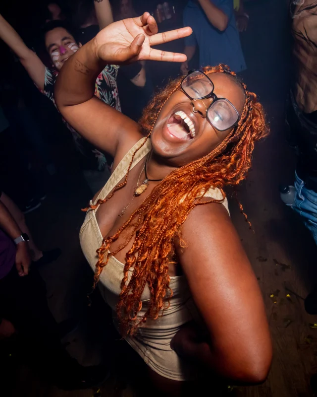 Nonsense dance party - April 2025 (Easter Edition) - Kimber and Tacosaurus Rex were the DJs - Photo by @hellacurious