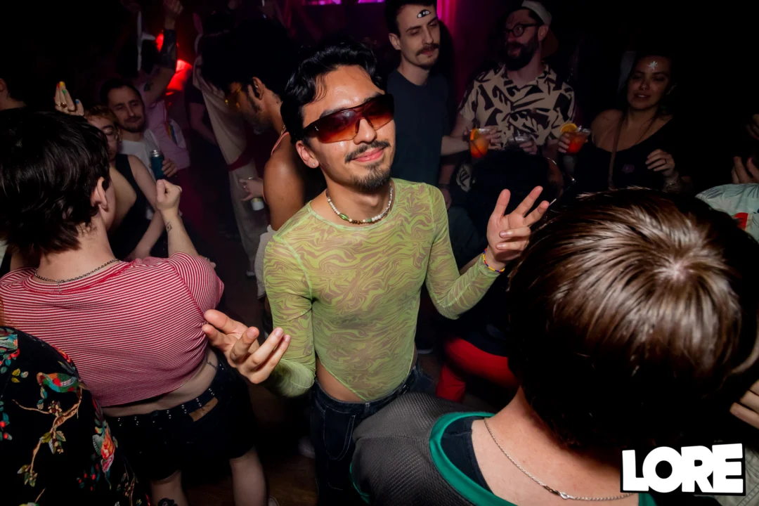 Nonsense dance party - April 2025 (Easter Edition) - Kimber and Tacosaurus Rex were the DJs - Photo by @hellacurious
