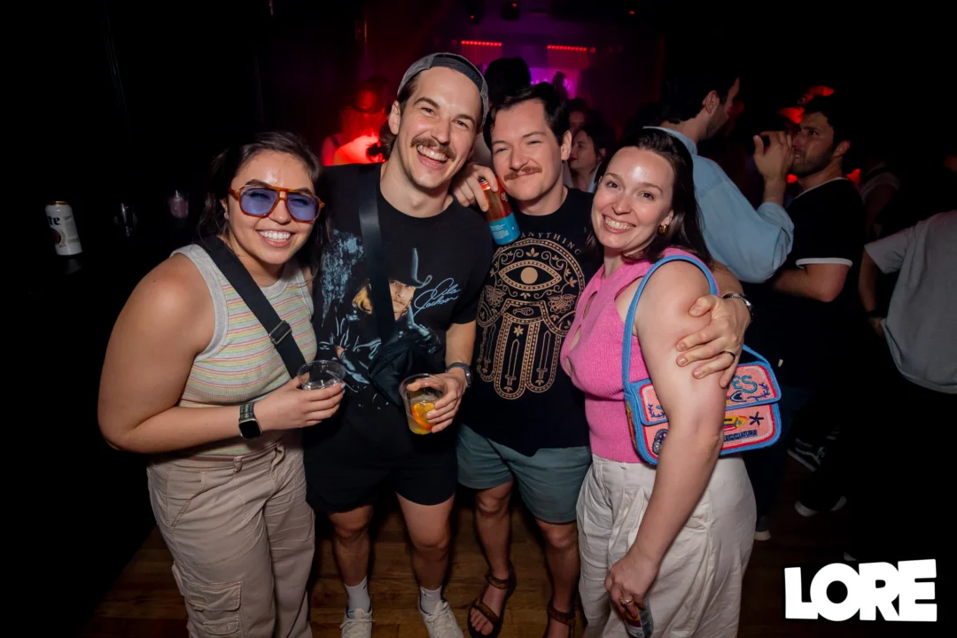 Nonsense dance party - April 2025 (Easter Edition) - Kimber and Tacosaurus Rex were the DJs - Photo by @hellacurious