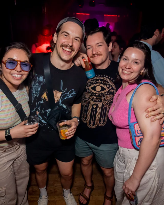 Nonsense dance party - April 2025 (Easter Edition) - Kimber and Tacosaurus Rex were the DJs - Photo by @hellacurious