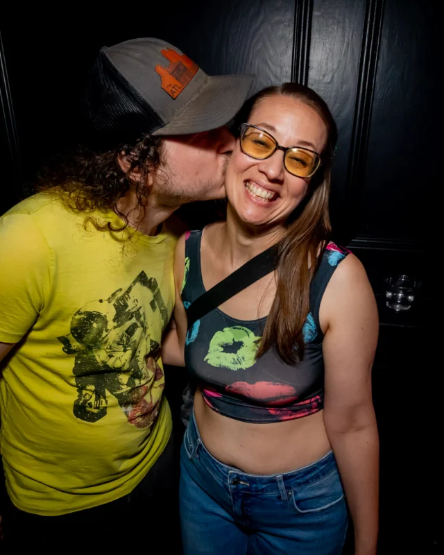 Nonsense dance party - April 2025 (Easter Edition) - Kimber and Tacosaurus Rex were the DJs - Photo by @hellacurious